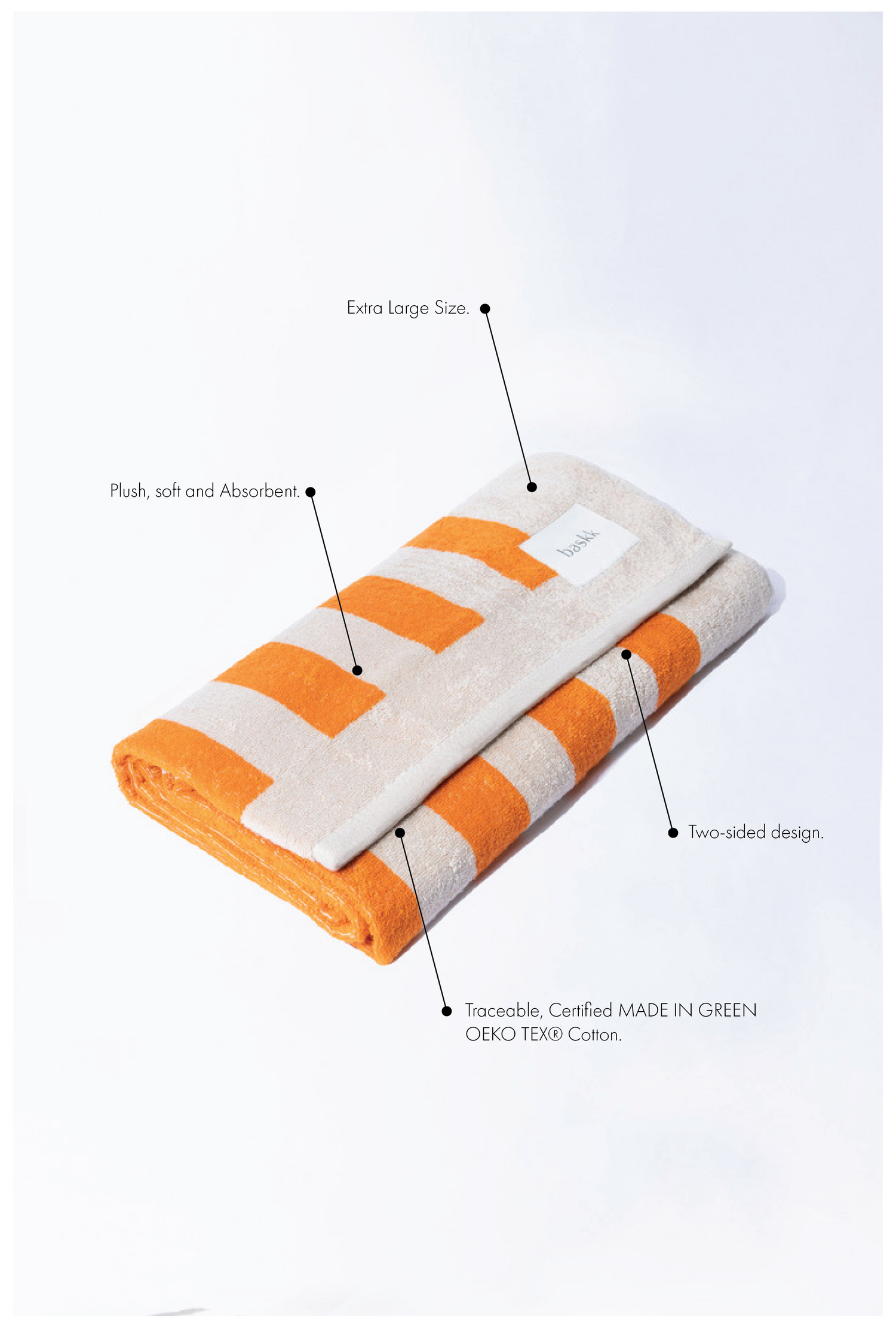 Classic Towel Tangerine