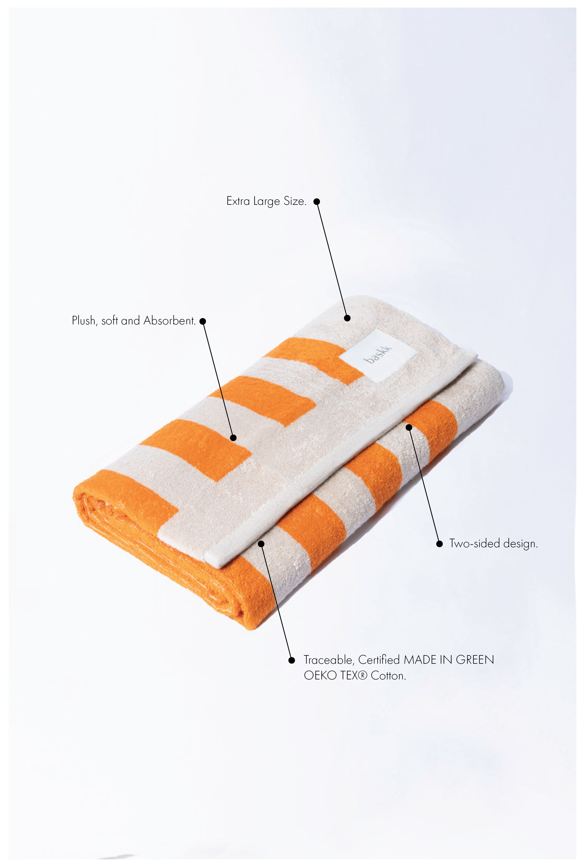 Classic Towel Tangerine