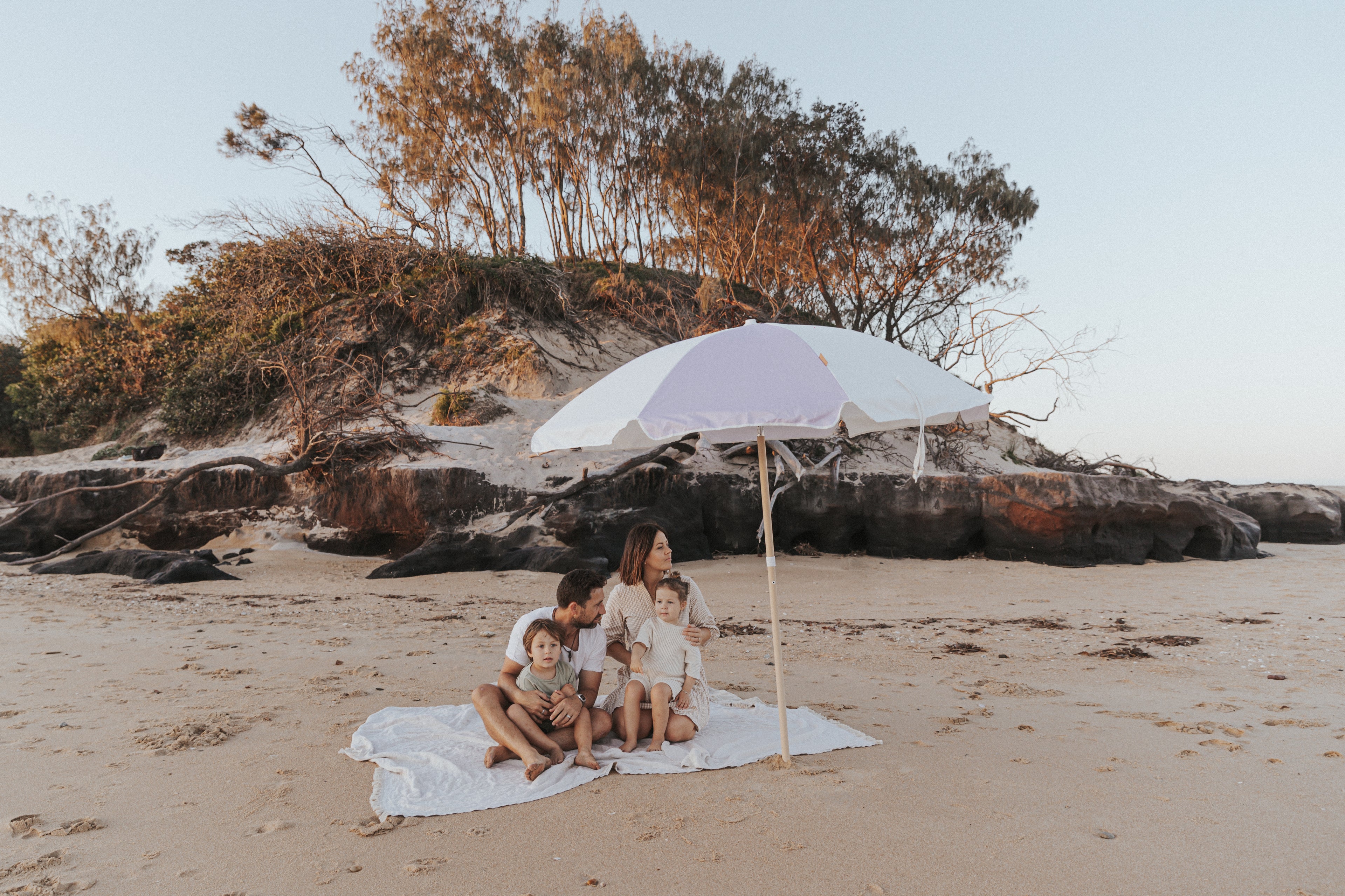 Recycled Beach Umbrella - Orchid